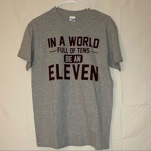 Stranger Things Womens Medium. in a world of tens be an eleven